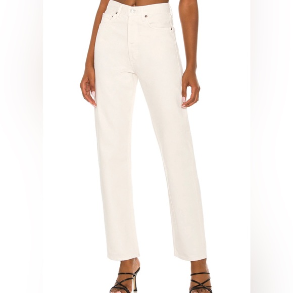 AGOLDE Cream Jeans - Picture 1 of 3